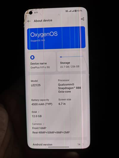 One Plus 9 Pro 12/256