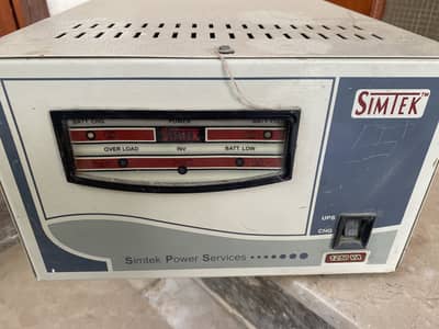 Simtek 1250 VA UPS and bridge power battery