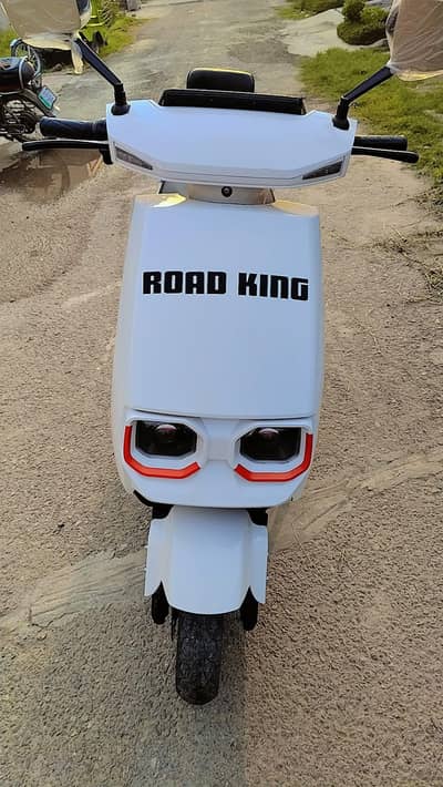 ROAD KING ELECTRIC 110 km drive par charger 10%10 condition