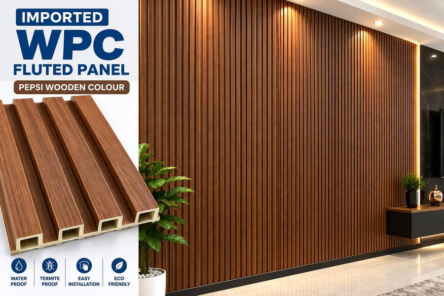 #wpvc Fluted panel #solid panel#wall panel#imported panel#pvc wall p 1