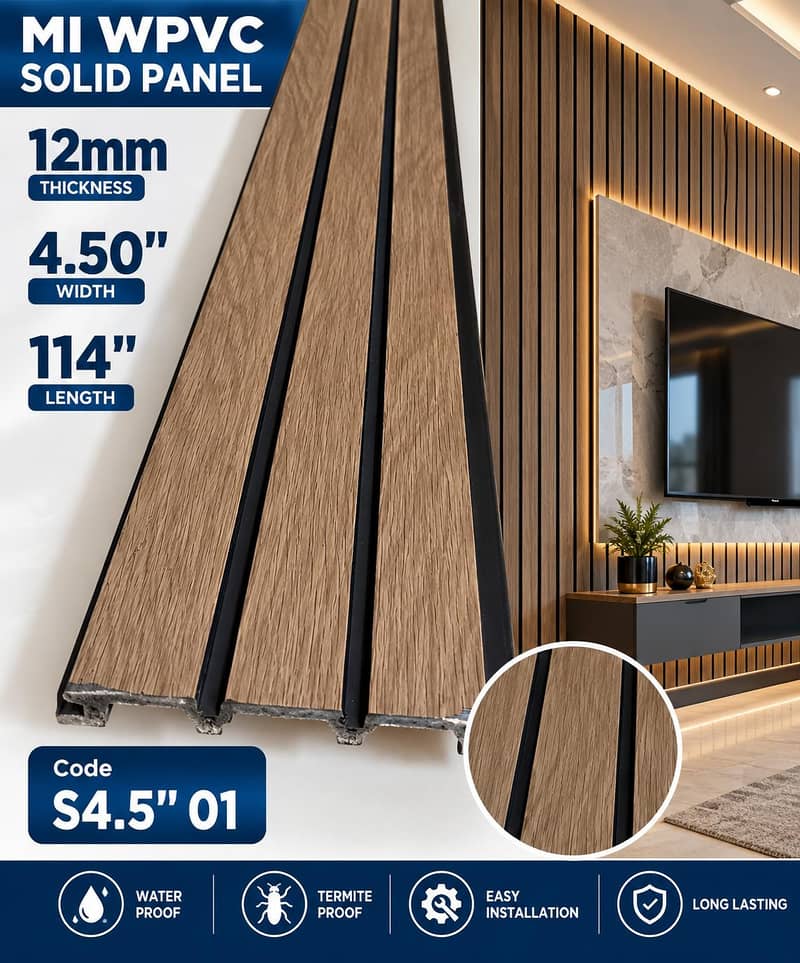 #wpvc Fluted panel #solid panel#wall panel#imported panel#pvc wall p 10