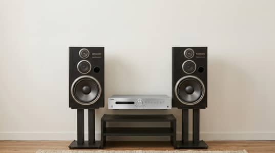 Kenwood S-5J Speakers + Tangent AMP-100 Amplifier