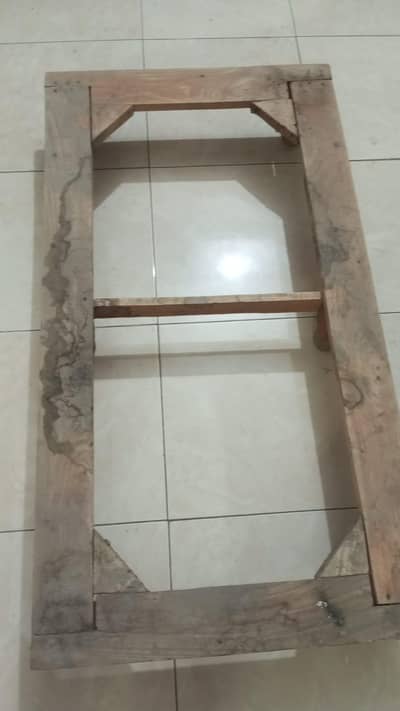 wooden stand for deep freezer
