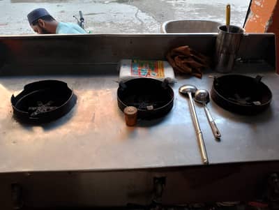 3 Burner Commercial Counter for Sale – Restaurant/Hotel Kitchen