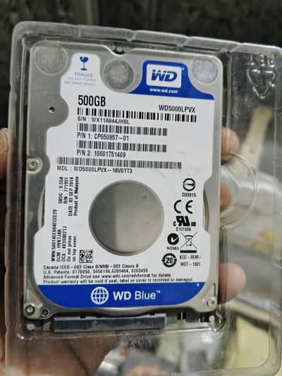 WD Blue 500GB Laptop Hard Drive – 2.5" SATA