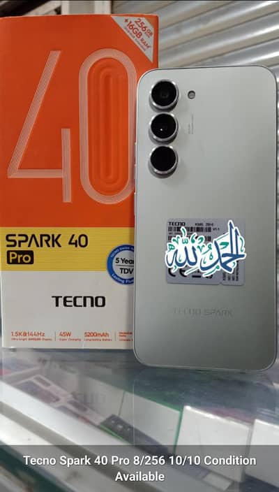 Tecno Spark40Pro 8/256 AMOLED Display
