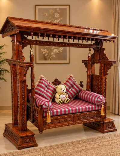 VIP Wooden Jhoola Luxury Swing Sofa