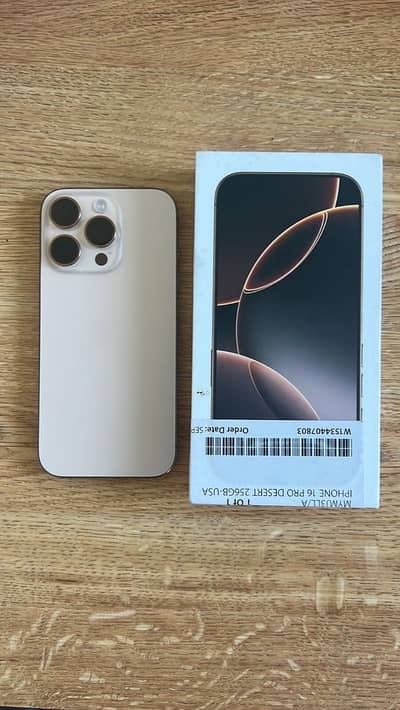 Apple iPhone 16 Pro 256GB complete box with smart bypass