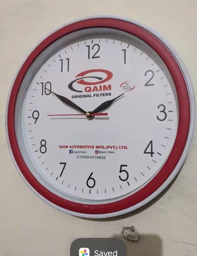Custom Logo Wall Clocks for Companies, Schools & Offices (Bulk Orders)