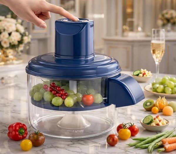 T  Multipurpose Automatic Rechargeable Fruit & Vegetable Peeler Machine, Smart Kitchen Tool for Home, Shop & Restaurant