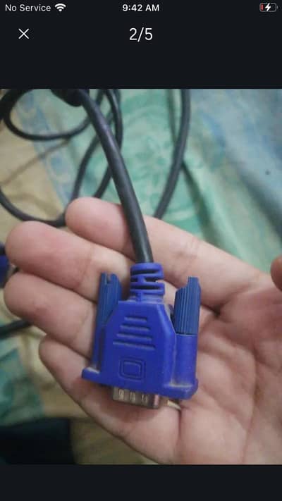 2 vga cables urgent sale
