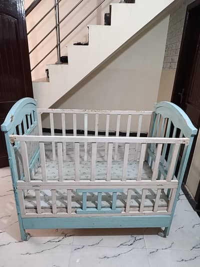 Baby crib (babycot) pure wooden look like new