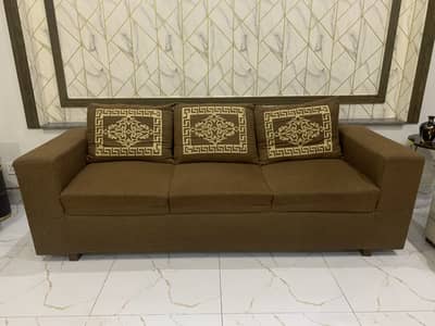3 Seater Sofa Set with Mirror Table
