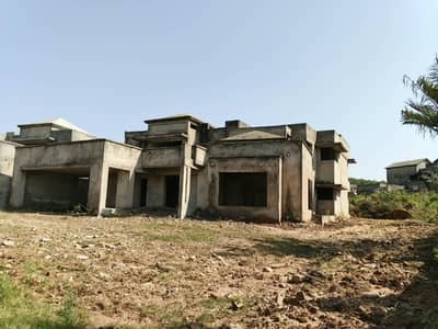 Grey Structure 9000 Square Feet House Available In Bahria Garden City West For sale
