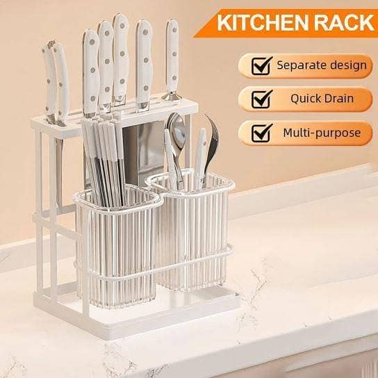 T  Kitchen Cutlery Holder Spoon Fork Storage Rack Organizer Utensils Chopstick Box