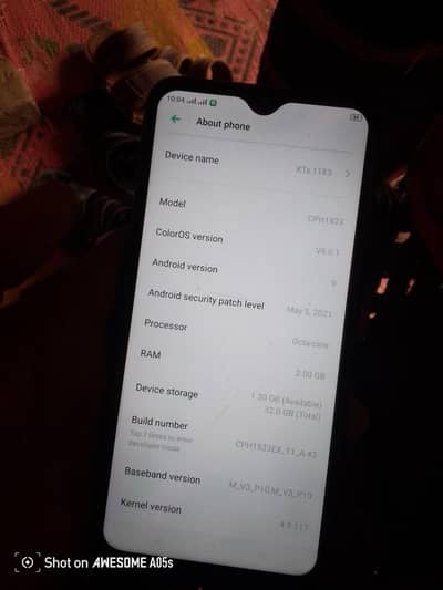 OPPO A1k
