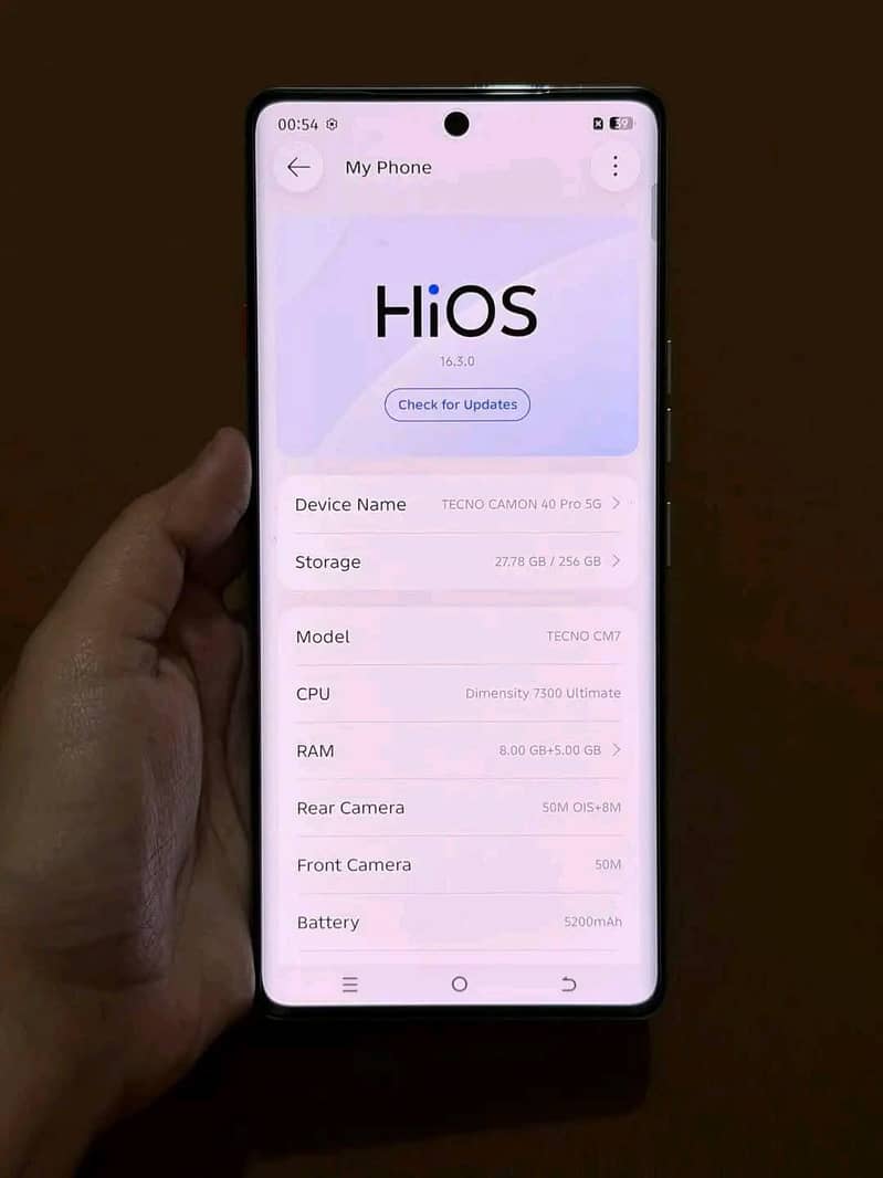 Tecno CAMON 40 Pro 3