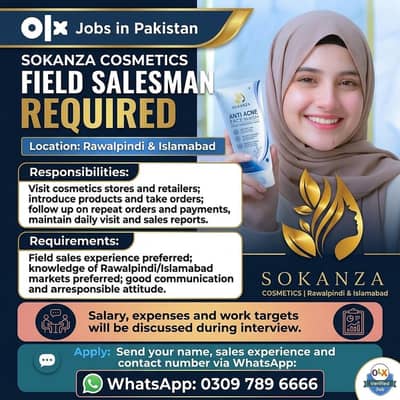 Field salesman Required
