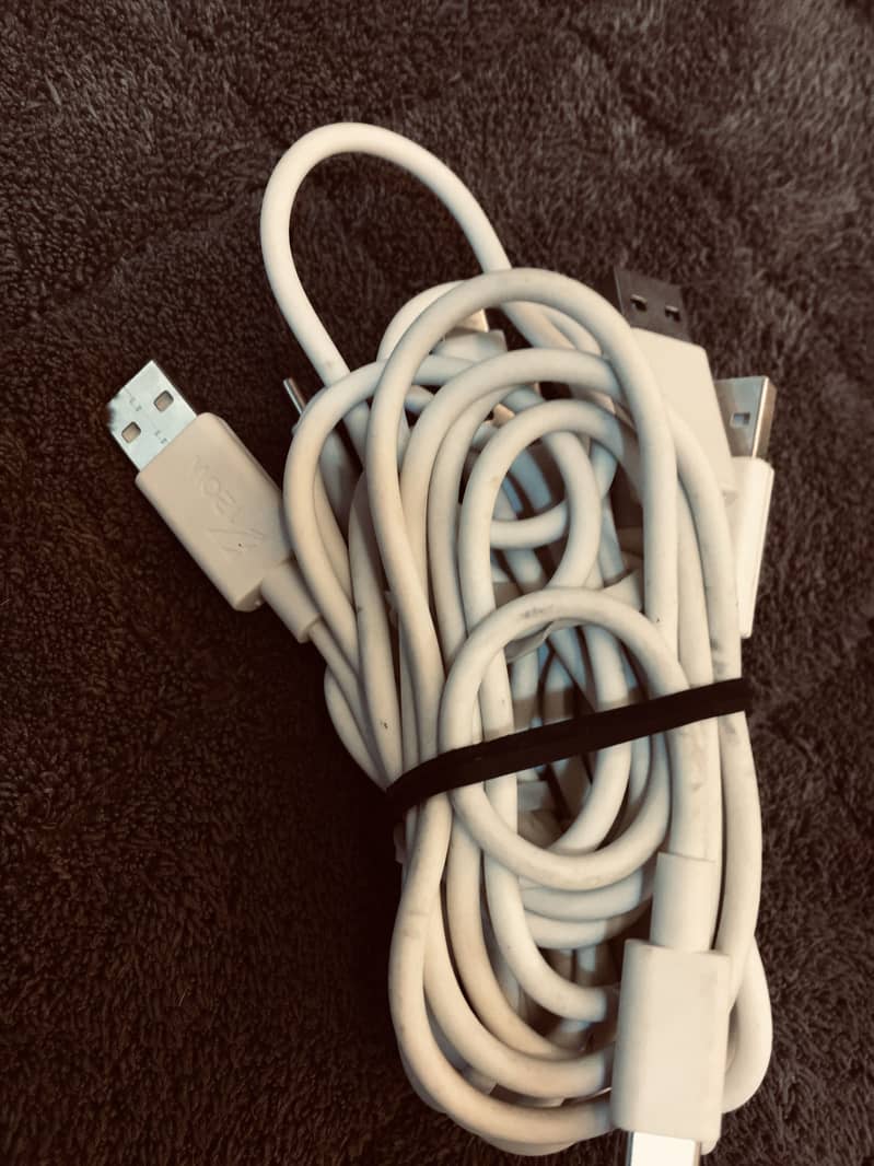 Charging Data Cable micro & Type C V8 lighting aux 9
