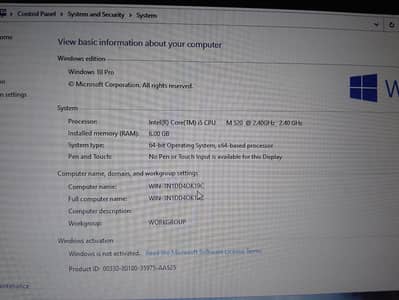 Dell Core i5 Laptop – 6GB RAM – 360GB Storage