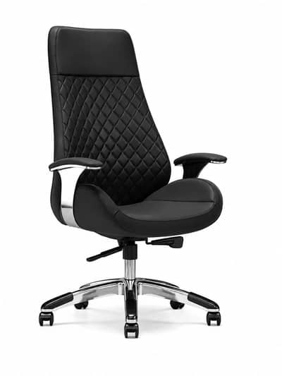 Executive Chair, Revolving Chair with Headrest, Ergonomic Chair