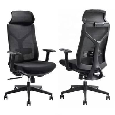 Executive Chair, Revolving Chair with Headrest, Ergonomic Chair