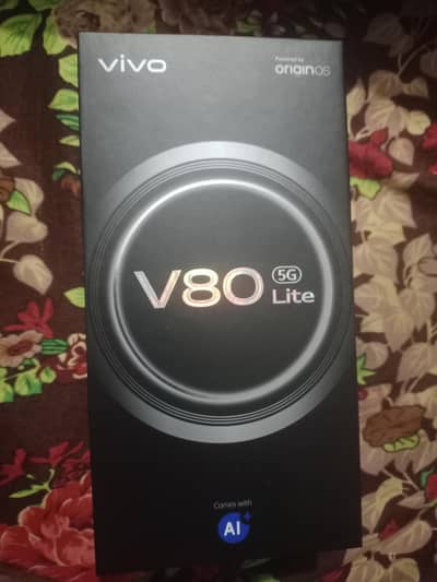 Vivo V80 Lite 5G just box open and laminate