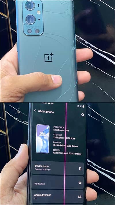 One Plus 9 Pro 12/256 Dual pta approved