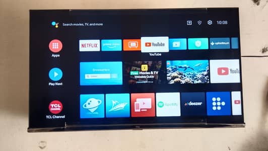 TCL LED TV Full Android 40 inch full box condition 10 by 10