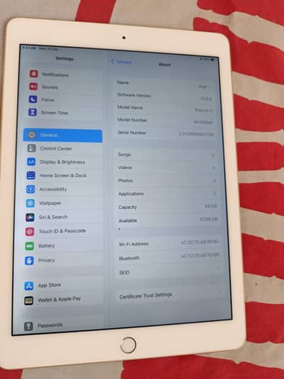ipad air 2 64gb bypass