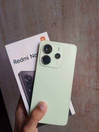 Xiaomi Redmi Note 14 8/256 with box all ok  front minor glass crack