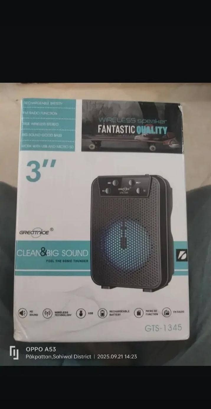 Greatnice Bluetooth wireless speaker 0