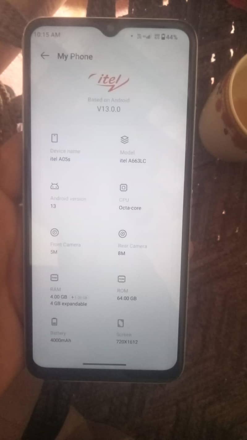 Itel A05s 1