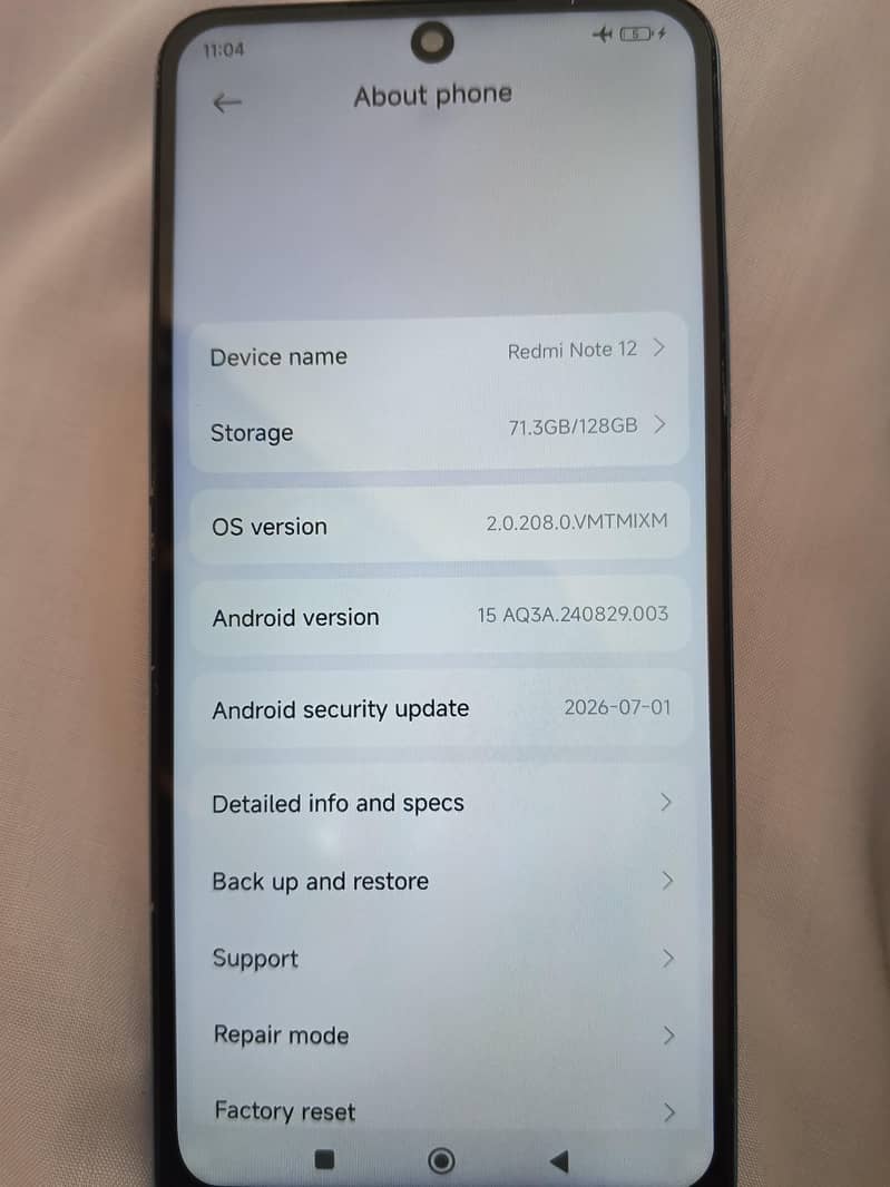 Xiaomi Redmi Note 12 5