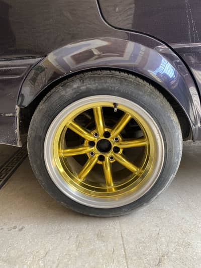 8jj rims and tyre for sale and exchange also possible with 15 inches