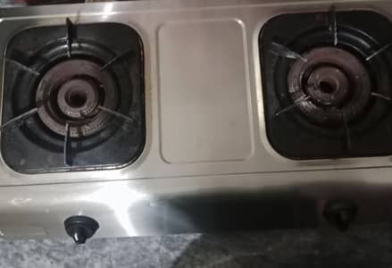 SANYO 2 Burner Stainless Steel Gas Stove