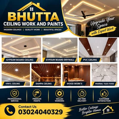 Gypsum Board Partition/Glass Partition/Office Partition/Dumpa ceiling