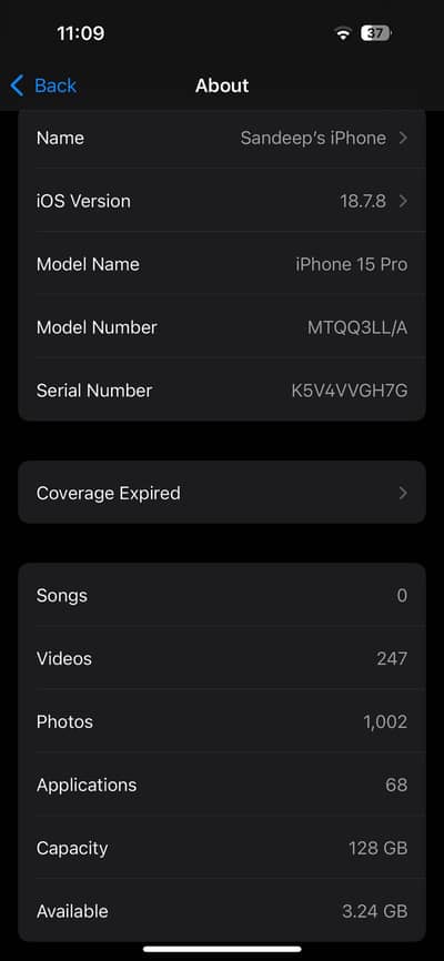 Apple iPhone 15 Pro