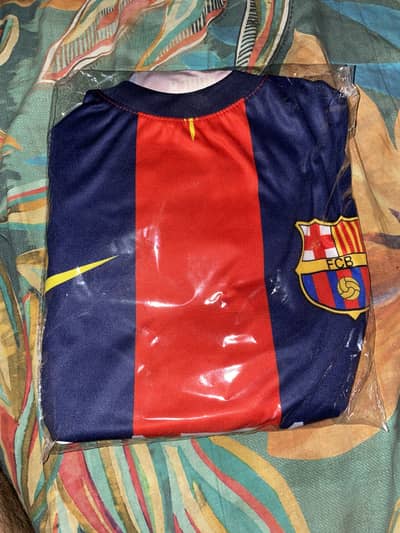 Messi Barcelona jersey full sleeves