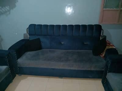 bed and sofa
