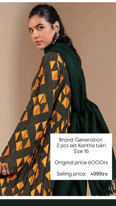 50% off on Brand new tagged clothes from Generation brand
