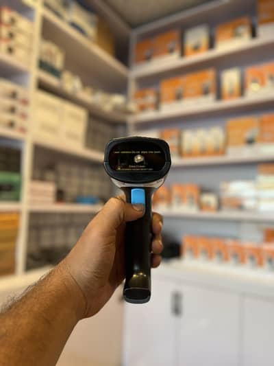 Black Copper High-Speed Barcode Scanner (Box Packed / Brand New)