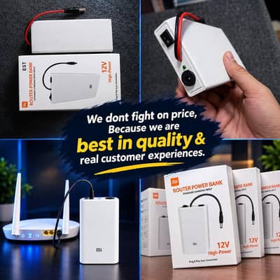 Xiaomi Mi 20000mAh 12V Router UPS Pakistan | Mini Power Bank