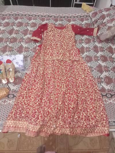 bridal barat dress complete set