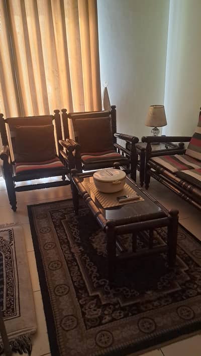 SOLID WOOD SOFA-SET