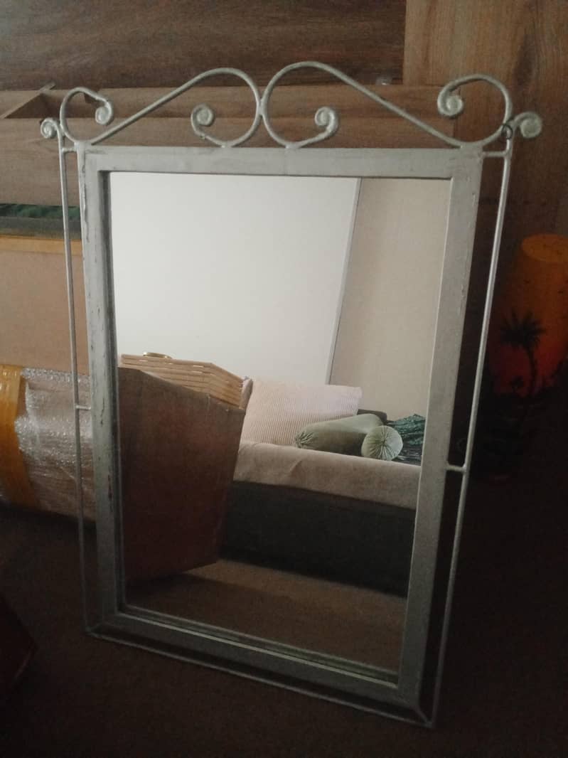 iron double bed,side table, dressing table 5