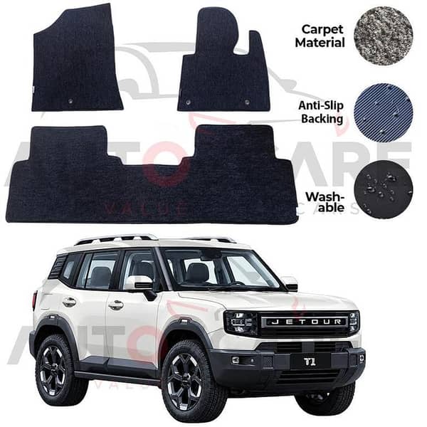 Tetour T1 Genuine Fitting Carpet Floor Mat 3PCS - Model 2026