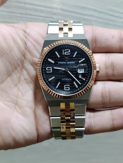 Pagani Designer automatic Men's PD-YS027 black dial 10/10 condition