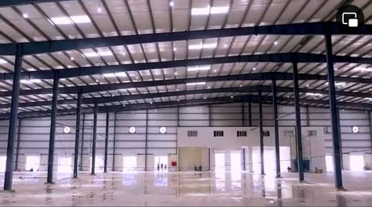10 Kanal Warehouse For Rent In Main Raiwind Road Very Hot Location With 100 KVA Load For Any Company Production Unit Or Warehouses Used