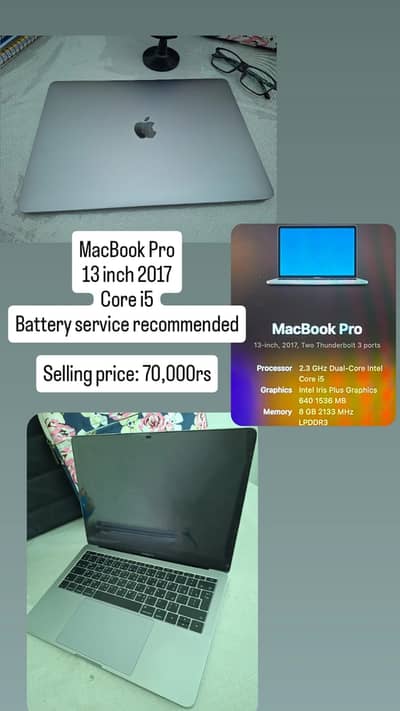 Apple MacBook Pro 2017, 13 inch, Core i5